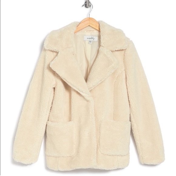 Sebby Jackets & Blazers - Sebby Teddy Faux Fur Jacket